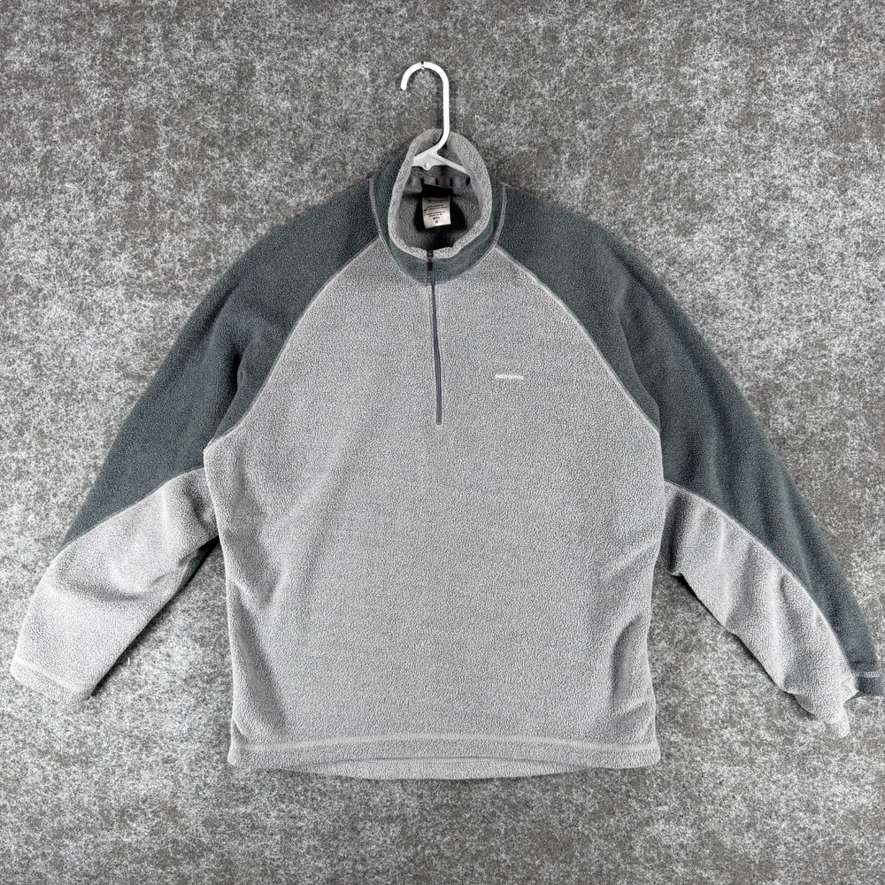 Patagonia Capeline El Cap 1/4-Zip Sweatshirt Mens M Gray Tow Tone Stretch Fleece